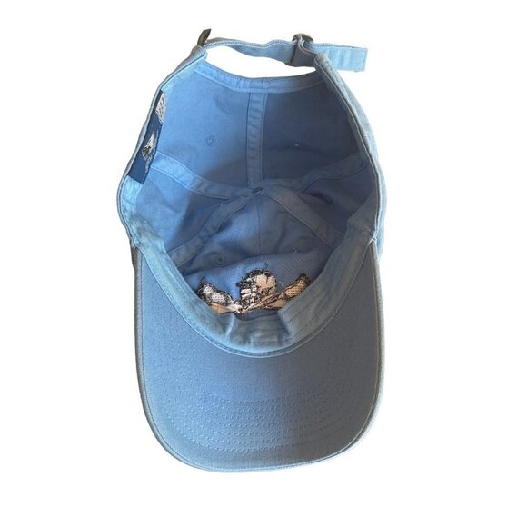 Lacrosse Embroidered Image Blue Hat Cap Adjustable - Picture 5 of 7